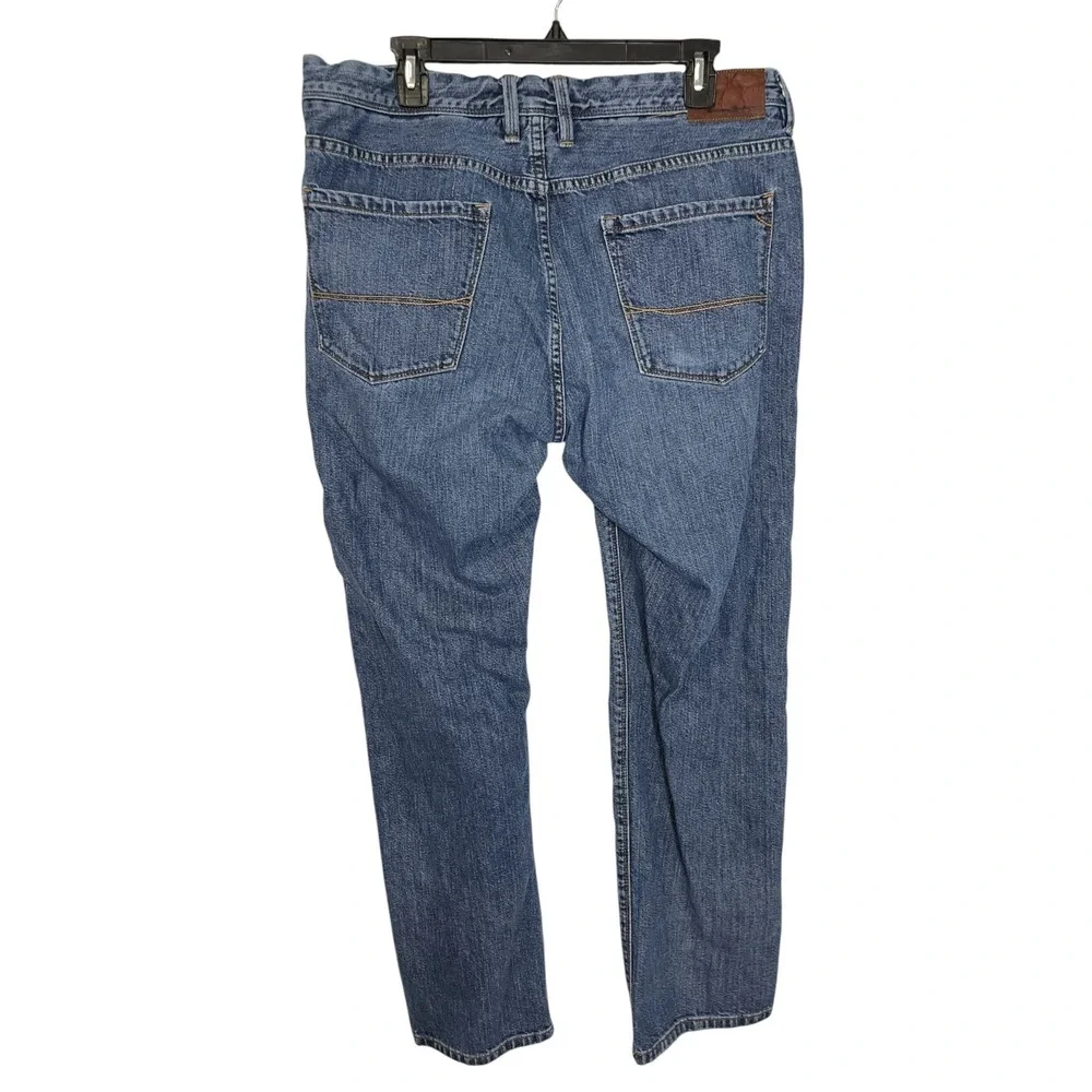 Tommy Bahama 36/30 Blue Jeans Standard Fit Straight Leg Coastal Dadcore 34x30.5